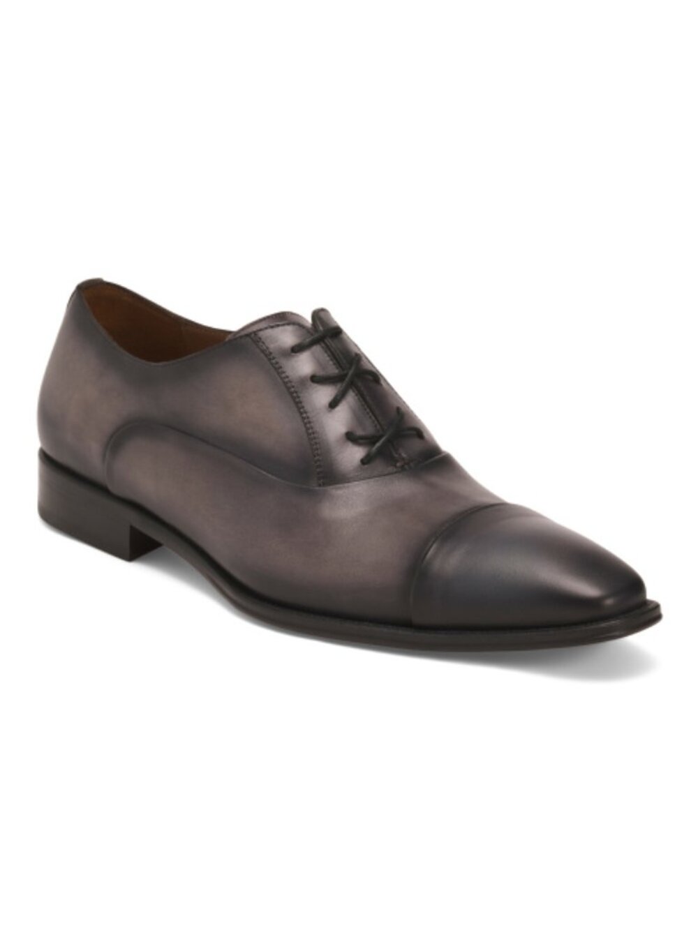 MEZLAN Men's Made In Spain Leather Dress Cap Toe Oxford Shoes